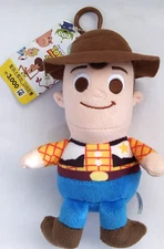 New Woody Keychain Plush 6" Disney Pixar Toy Story 4 KayJay Bag Clip Pellets