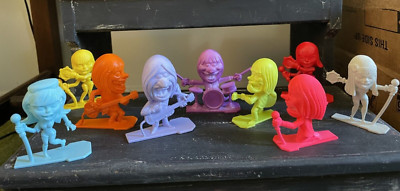 Kellogg Cereal PREMIUM Japan R&L ROCK BAND 3D Printed 8 Figure Set