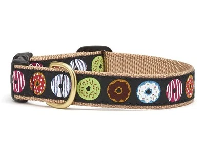 UPCOUNTRY Up Country Dog Collar Donuts Design Adjustable Made In USA XS S M L XL XXL