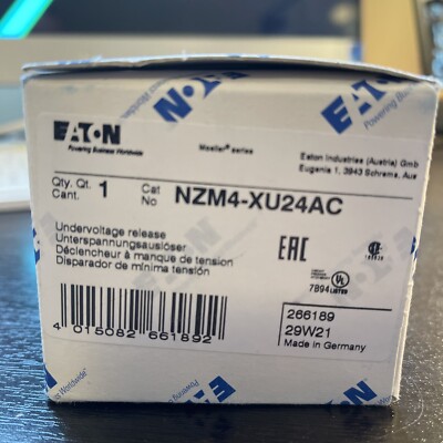 NZM4-XU24VAC. FOR NZM4 BEAKER EATON/MOELLER