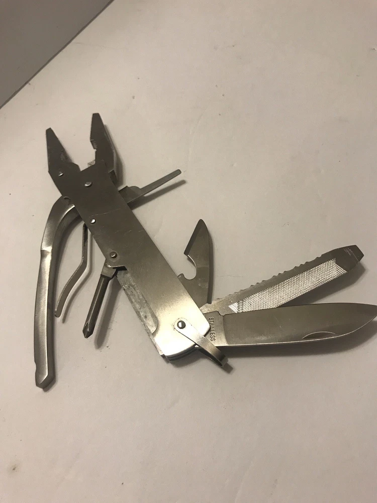 Multi Tool Knife Multipurpose Portable Outdoor Folding Pocket Compact Pliers