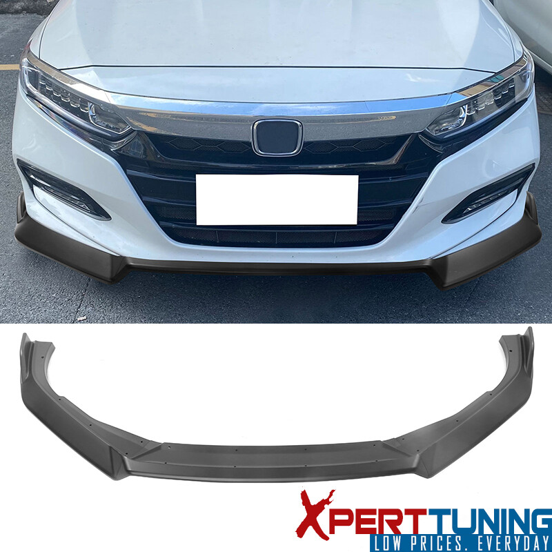 Ikon Motorsports 2PCS Front Bumper Lip Spoiler Air Dam Chin Deflector Splitter Added Compatible 2022 2024 Honda Civic Sedan Hatchback 4 Door Modulo M