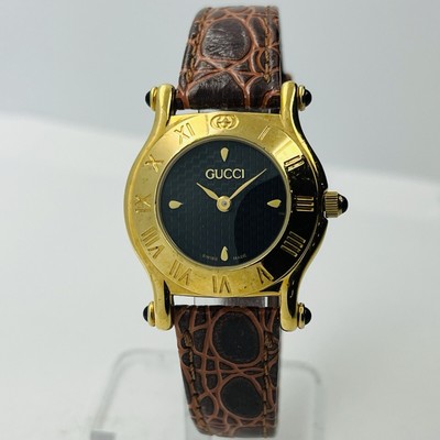 Gucci Gold and Brown Women\'s Watch GUCCI G-Gucci Brown Sunbrushed Dial Gold Tone Women main image 3