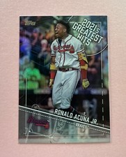 2022 Topps Baseball Series 1 Ronald Acuna Jr. 2021's Greatest Hits #21GH-11