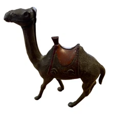 Antique A. C. Williams 1920's Cast Iron Camel Still Bank 7.5" Vintage Rare