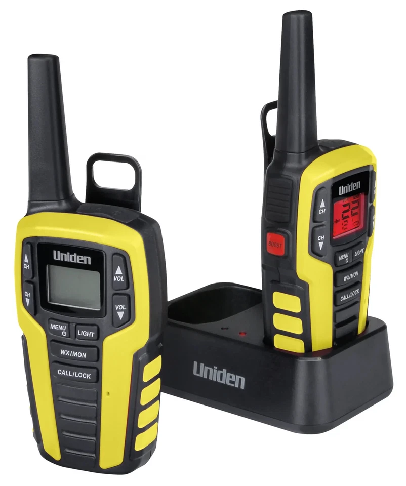Uniden SX407-2CKFHS 22 FRS Channel 40 Mile Range 2-Way Radio set with FM Radio - Image 2 of 4