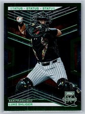 2023 panini elite extra edition baseball luke shliger green status 209/499