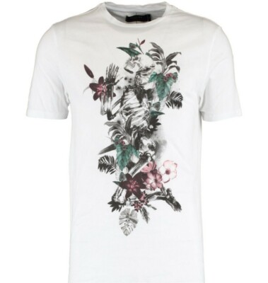 RELIGION Herren T-Shirt Praying Skeleton