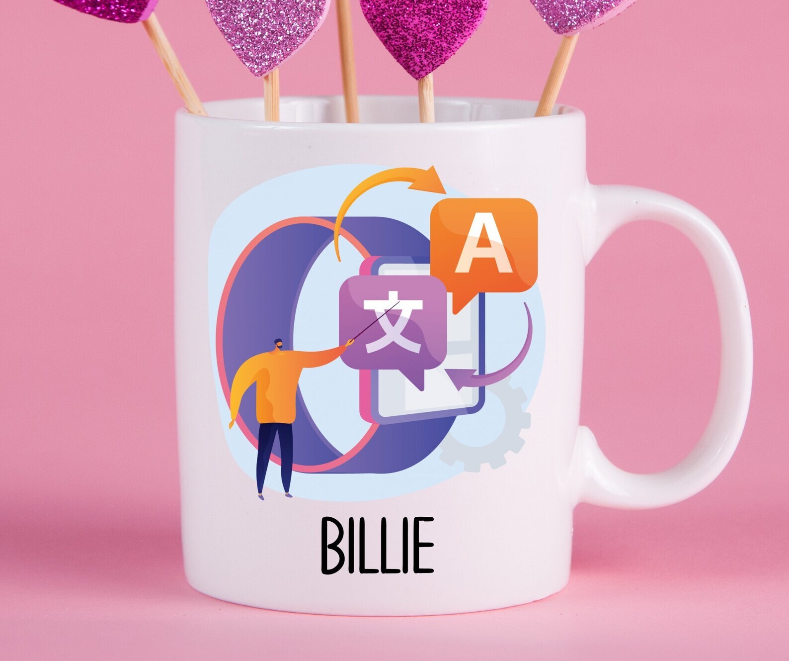 Personalized Translator Mug Translator Gift Ideas Translator Cup Gifts For