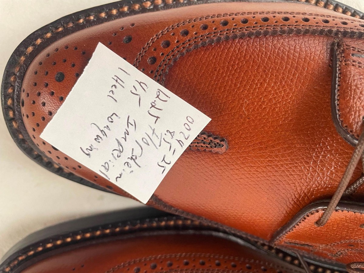 靴 60s Florsheim 93605 Kenmoor CORDOVAN6.5D Florsheim Imperial Kenmoor 93605 Shell Cordovan Wingtip 11d
