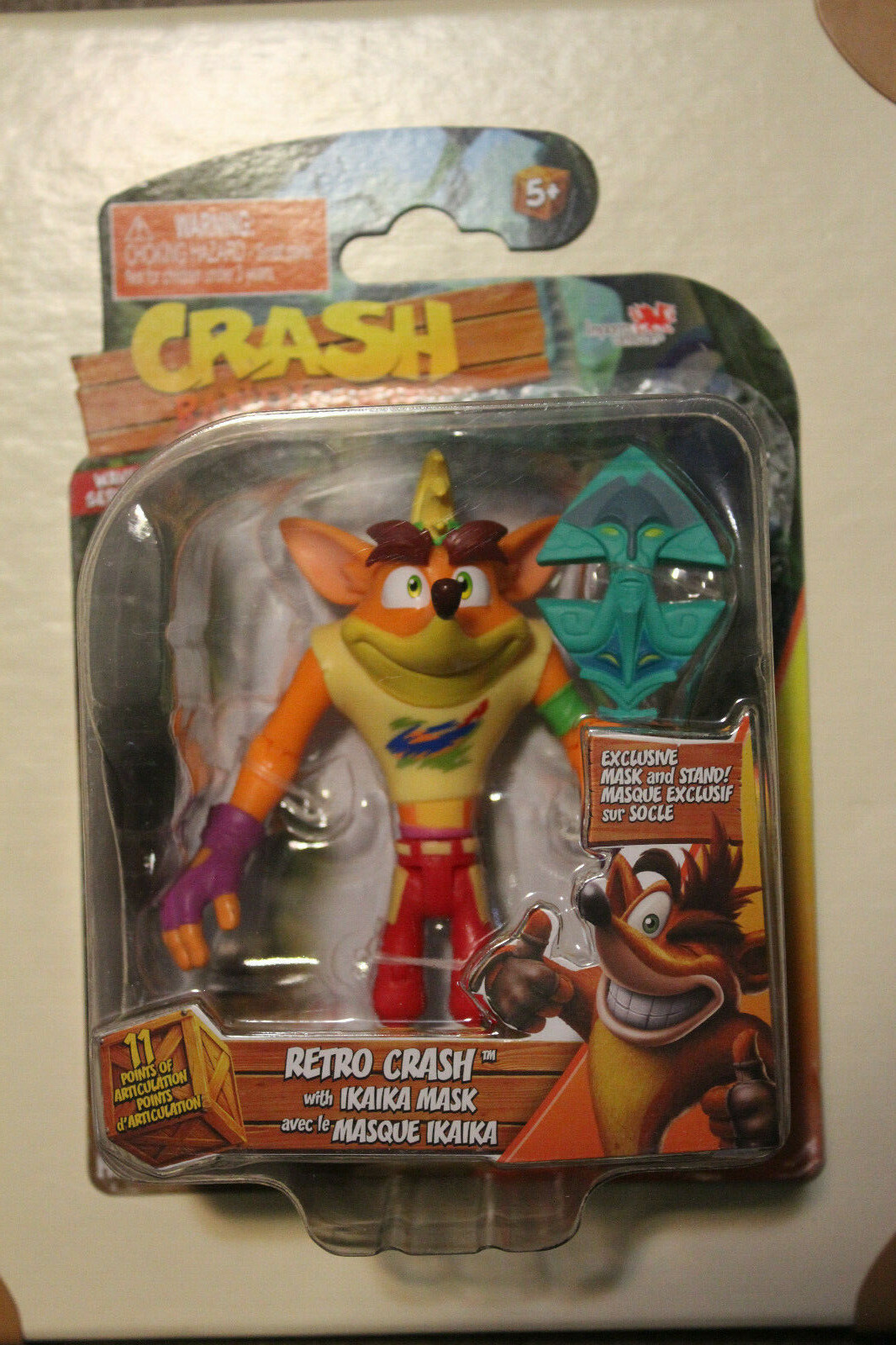Crash Bandicoot Retro Action figure 5" 2021 Head Start Toys New eBay