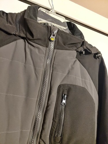 CAT Caterpillar Work Jacket Black/Graphite Size L Style#1313034 Official License - Picture 5 of 9