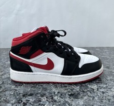 Nike Air Jordan 1 Mid Gym Red Black White 2021 DJ4695-122 GS Youth Size 5.5Y