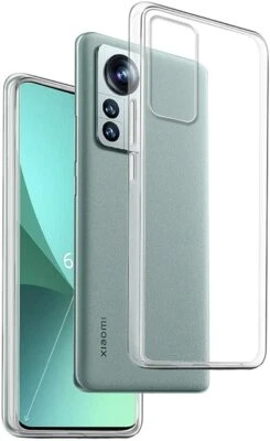 COVER CUSTODIA per XIAOMI 12 5G 12 PRO 5G 12X TRASPARENTE MORBIDA SOTTILE TPU
