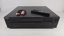 Sony CDP-C245 5 Disc CD Player Carousel Changer-Good Condition-Tested W/remote