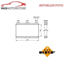 WÄRMETAUSCHER INNENRAUMHEIZUNG NRF 54311 A FÜR BMW 5,6,E60,E61,E63,E64