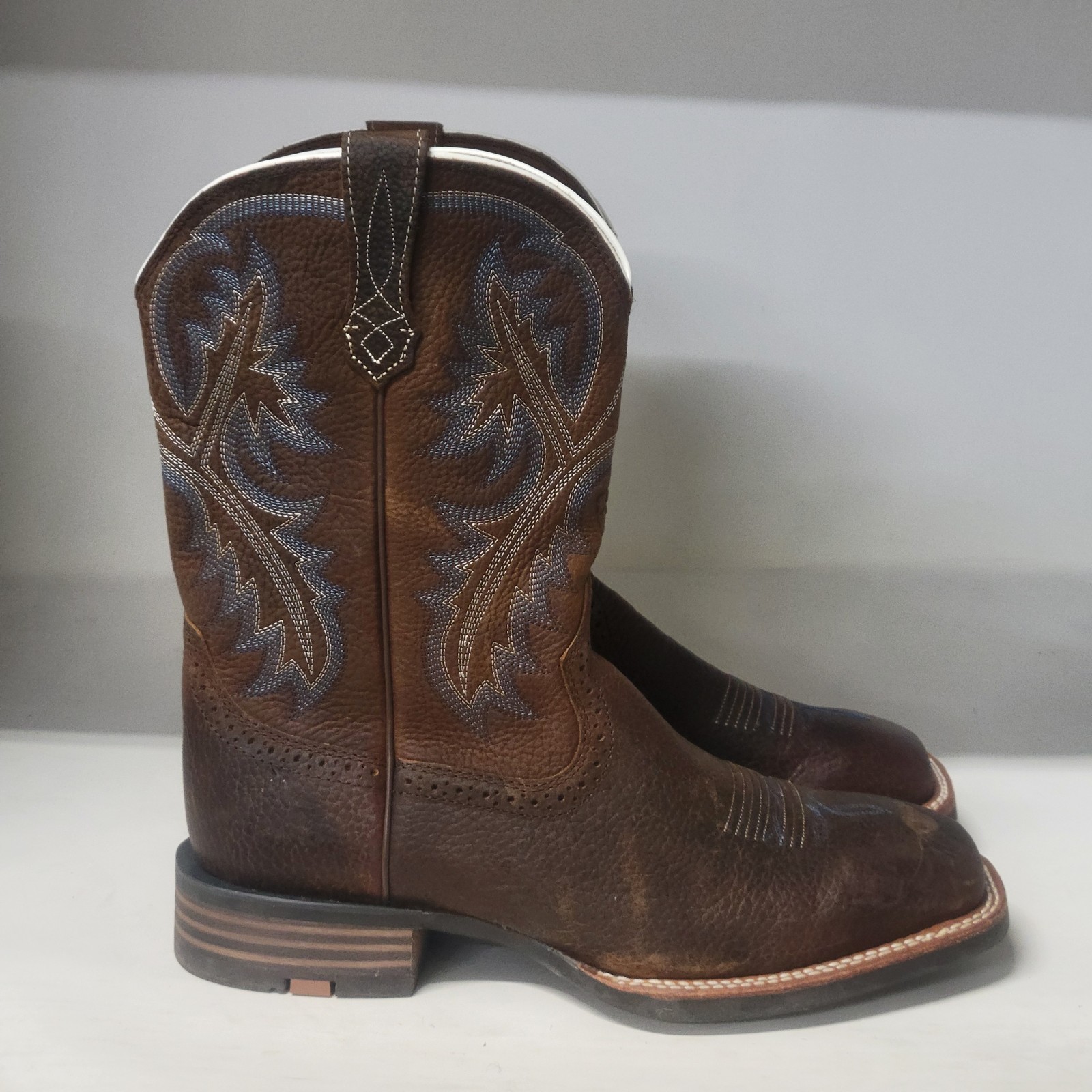 S Quickdraw Western Boot Brown (left 10ee / Right 10.5ee)