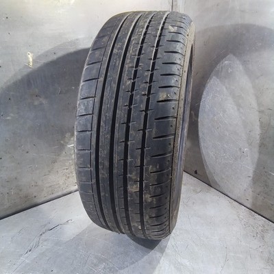 Ein einzelner gebrauchter Continental Sport Contact 2 Reifen 205/50 R17 Reifen - 6mm Profil