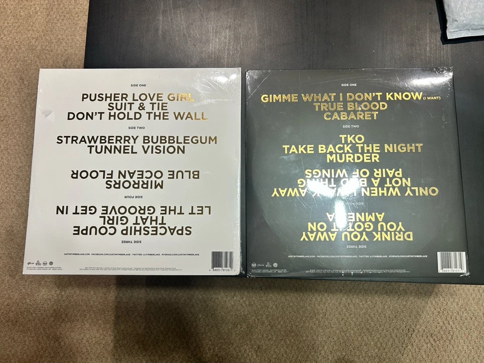 JUSTIN TIMBERLAKE The 20 / 20 Experience DELUXE  Set Target Vinyl 1 And 2 - Image 2 of 2