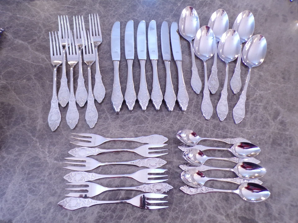 BSF FRIESENMUSTER Besteck Tafel für 6 Personen 29 Teile 18/8 TOP