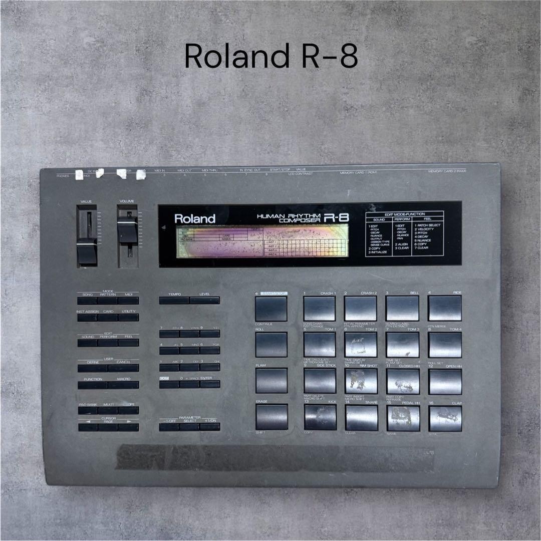 Roland R-8 Human Rhythm Composer Drum Machine Battery Used | eBay