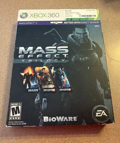 Mass Effect Trilogy (Microsoft Xbox 360, 2012)