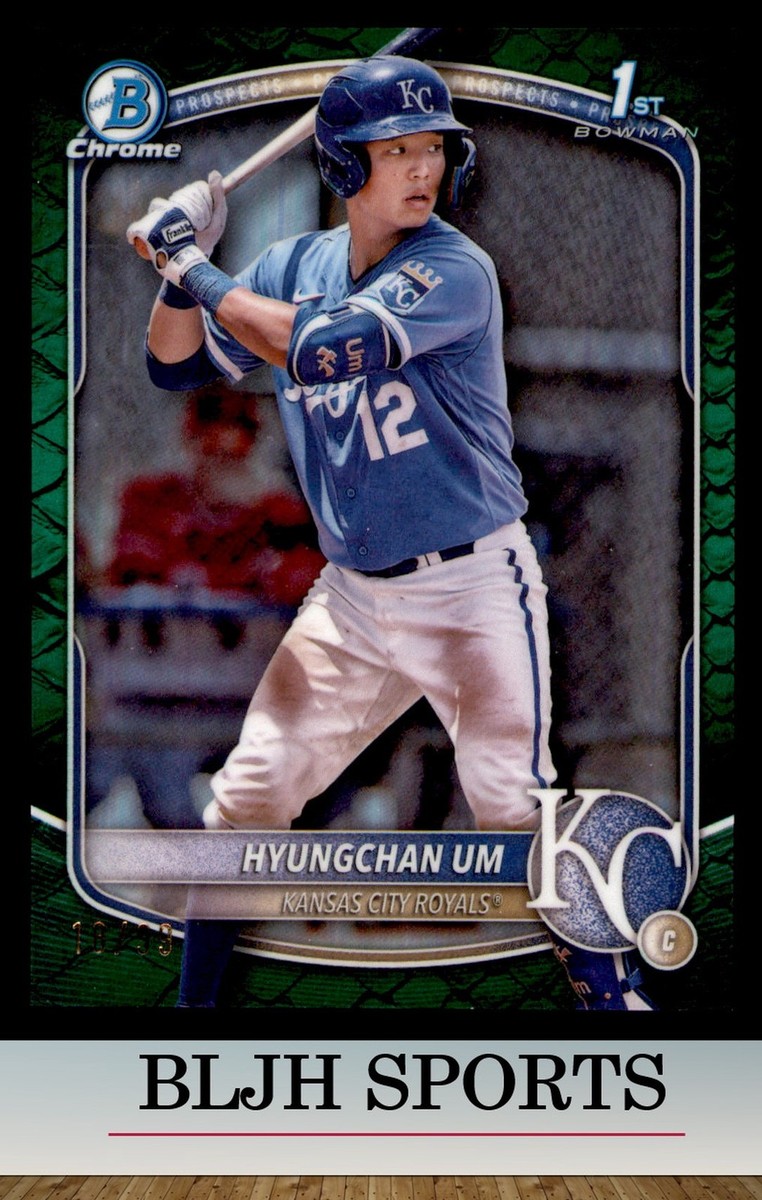 Topps - 99枚限定 2025 Bowman Hyungchan Um 直筆サインカード 2025 Bowman Chrome HYUNGCHAN UM 1st Bowman auto autograph