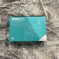 Movo WMIC50 2.4GHz Wireless Lavalier Microphone System with Integrated 164-foot