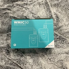 Movo WMIC50 2.4GHz Wireless Lavalier Microphone System with Integrated 164-foot