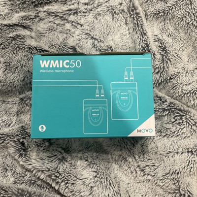 Movo WMIC50 2.4GHz Wireless Lavalier Microphone System with Integrated 164-foot