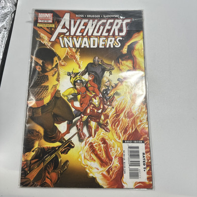 (#26).      Avengers Invaders #1 Marvel 2008 Alex Ross NM