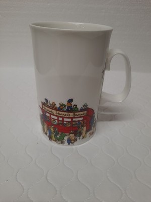 Harrods Red Double Decker Bus Fine Bone China Coffee Mug Tea Cup