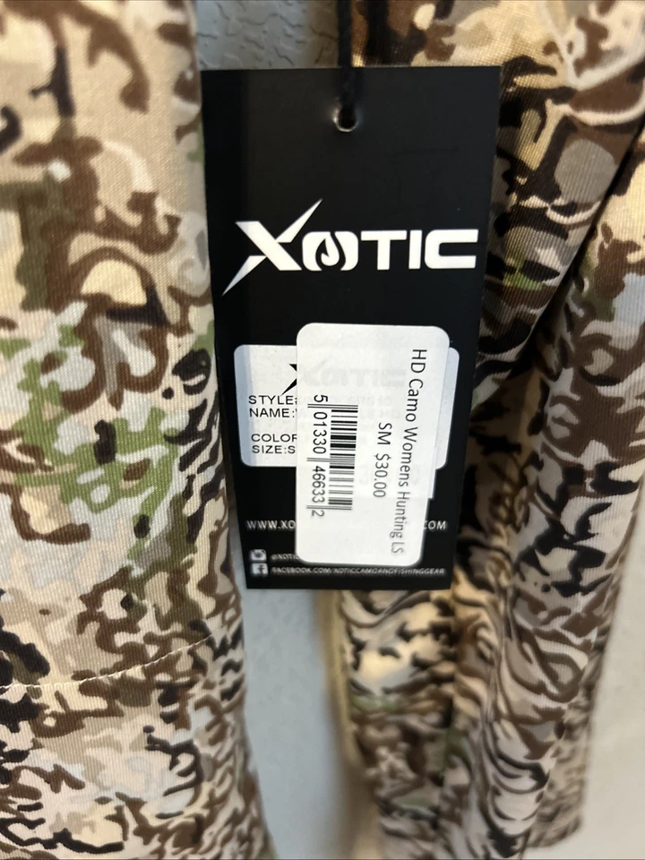 NWT XOTIC Women’s Sz S Camo Hunting And Fishing Shirt - Image 3 of 4