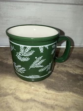 Hallmark Large Green Coffee Mug W/sprigs Of Pine & Berries VIP Gift 2022 New