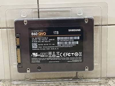 Samsung 860 QVO 1TB SSD 2,5'' MZ-76Q1TO - Formatiert, sofort einsatzbereit.