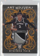 2024 Origins WNBA Art Nouveau Memorabilia Gold 6/10 Dyaisha Fair Rookie RC 1n8