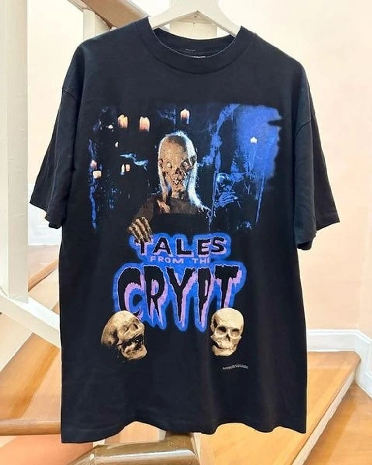 VINTAGE ヴィンテージ TALES FROM THE CRYPT ハリウッド ナイトメア プリント 半袖Tシャツ ホワイト サイズXL ムービー ホラーT 良品 中古 4b000365 楽天市場】VINTAGE ヴィンテージ TALES FROM THE CRYPT ハリウッド