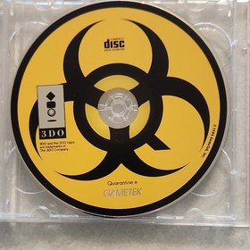 Quarantine GameTek 3DO NTSC-U/C Complete w/ Box, Disc & Manual