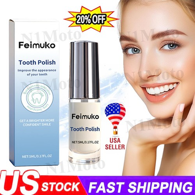 #ad 5ml Tooth Polish Tooth Paint Natural Teeth Whitening Paint US STOCK $9.99