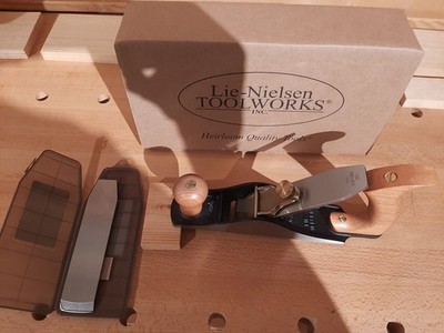 Lie-Nielsen Scrub Plane +extra blade - Mint Condition Hobel Rabot