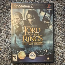 EA Games The Lord of the Rings Two Towers PS2 Manual Included Action NTSC-U/C