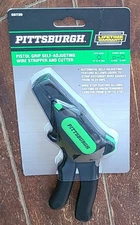 PITTSBURGH Pistol Grip Self-Adjusting Wire Stripper and Cutter #59729