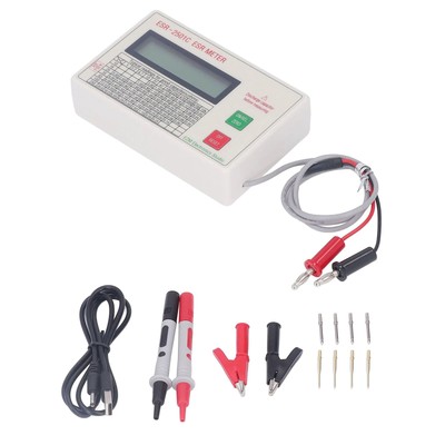 New High Accuracy Smart Shutdown Handheld ESR DCR Capacitor Tester Accessories