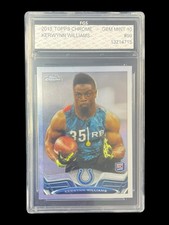 KERWYNN WILLIAMS 2013 TOPPS CHROME RC #99 FGS GEM MINT 10 INDIANAPOLIS COLTS
