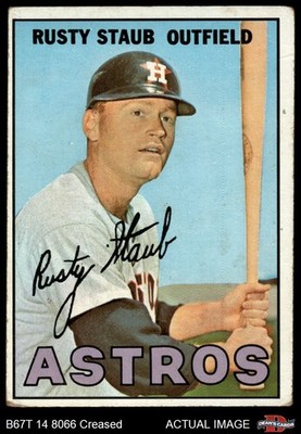 1967 Topps #73 Rusty Staub Astros 1 - POOR