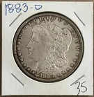 1883 O Morgan Silver Dollar
