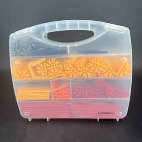 KNEX K'NEX Rods & Connectors Mix Standard Classic Parts Replace w/ Clear Case