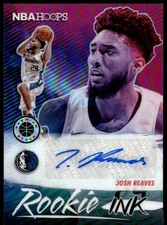 2019 HOOPS PREMIUM STOCK JOSH REAVES RI-JRV MT AUTO ROOKIE INK DALLAS MAVERICKS