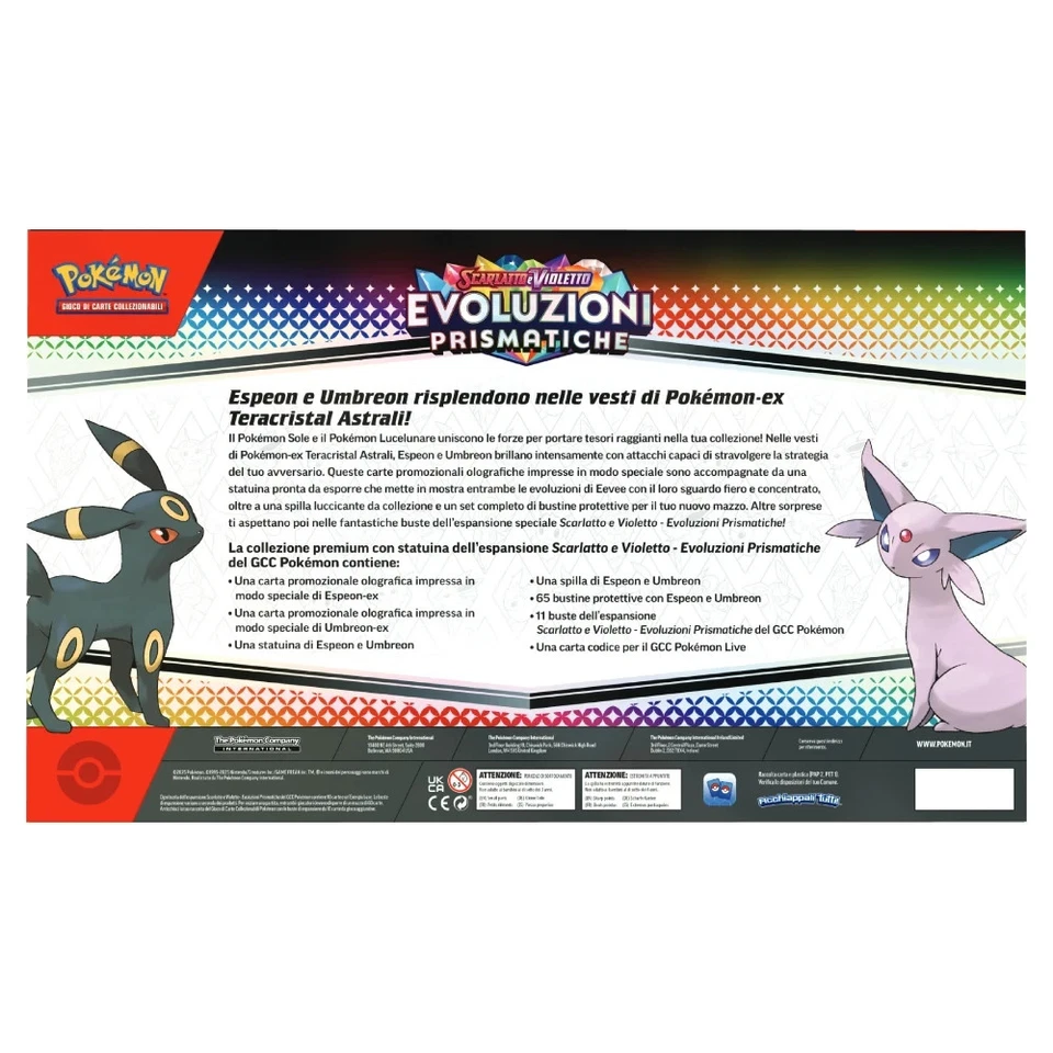 Pokémon TCG: Scarlet & Violet 8.5 Prismatic Evolutions Premium Figurensammlung - Bild 3 von 4