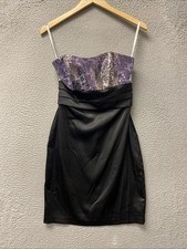 David’s Bridal Strapless Formal Party Dress With Bow Size 0 /148-38